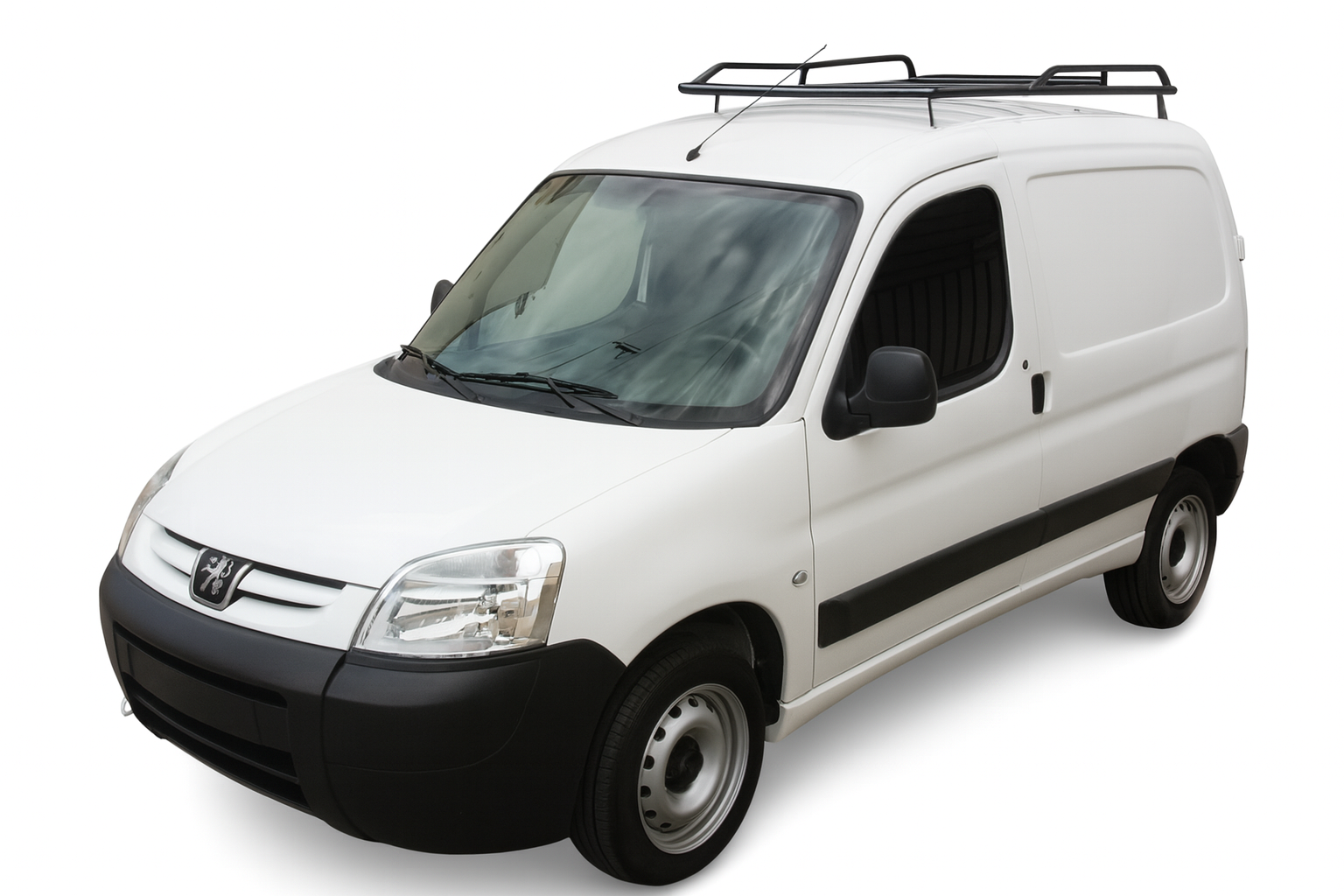 Miniflete estacionada lista para cargar